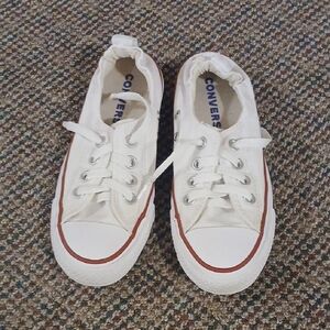 Converse Kids White Sneakers
